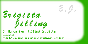 brigitta jilling business card